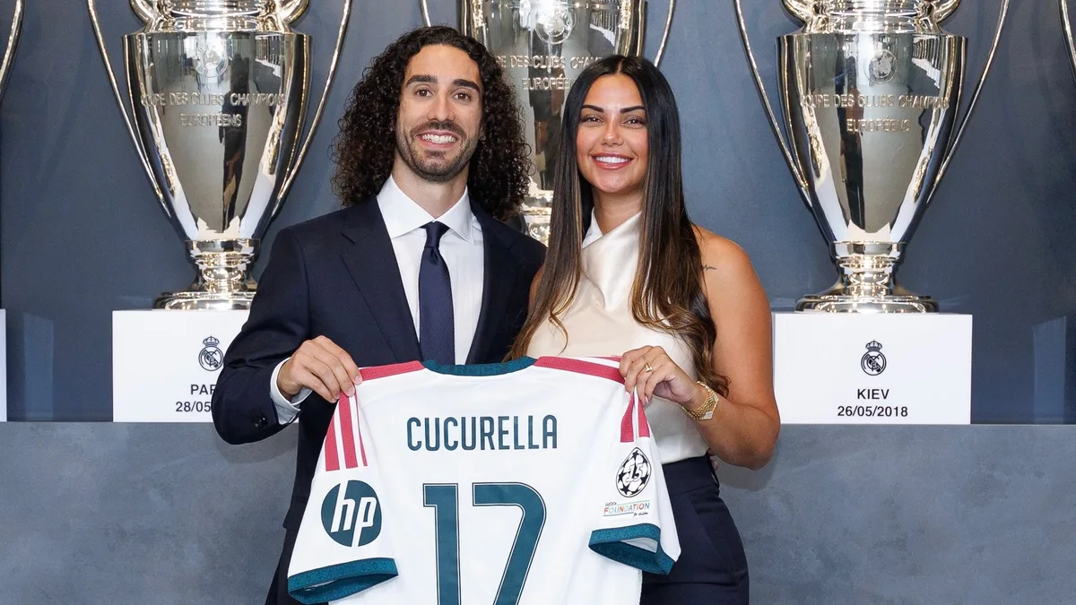 El doble sueño compartido por Marc Cucurella y su mujer Claudia Rodríguez que se ha hecho por fin realidad: "¡Hala Madrid!"