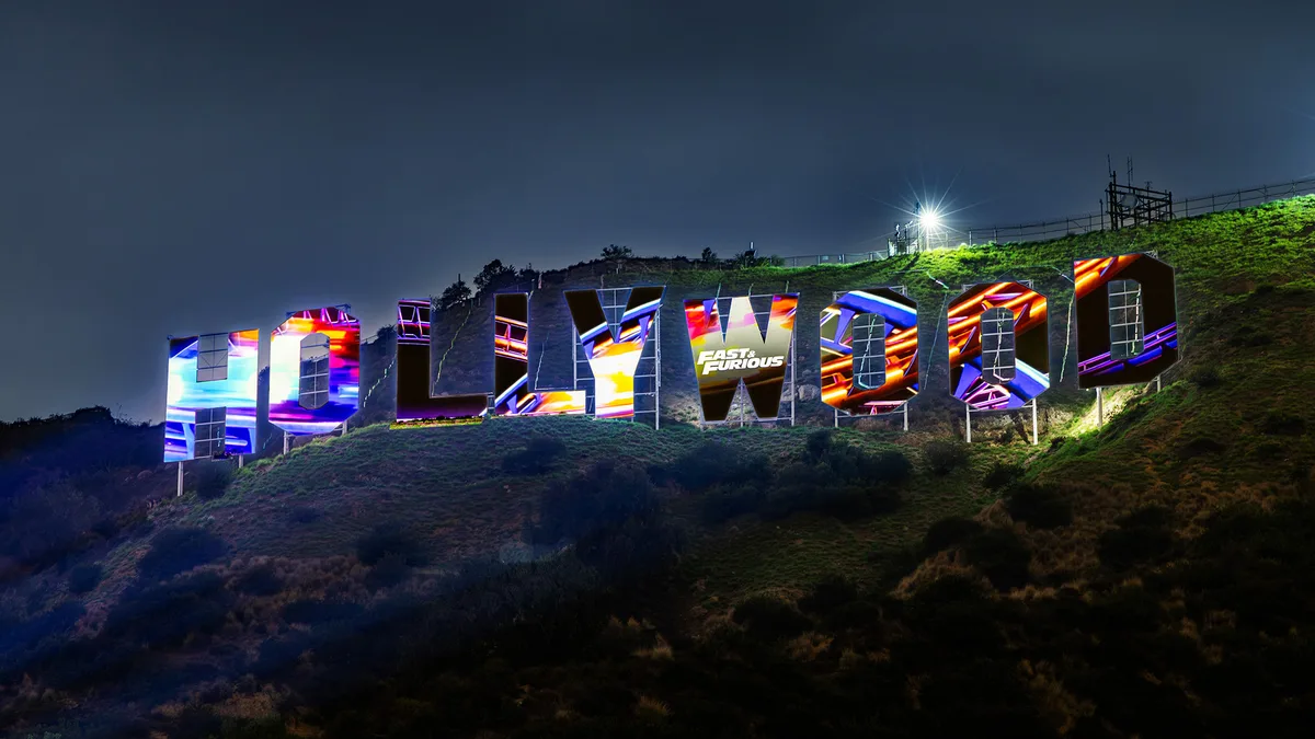 Hollywood Sign Gets A ‘Fast & Furious’ Makeover