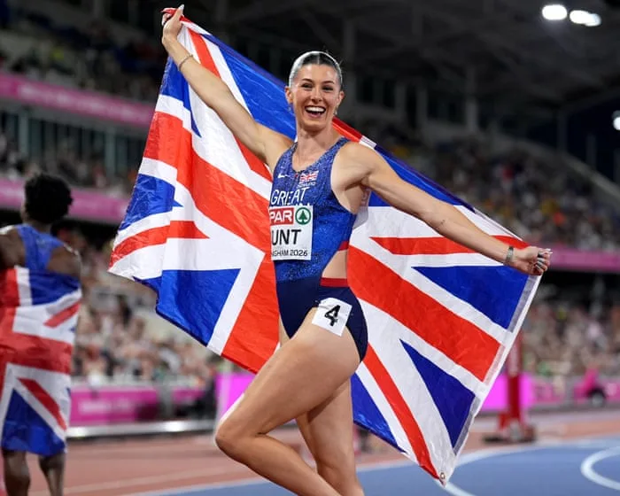 ‘Champagne and a KFC’: how Hunt celebrated historic haul at European Championships