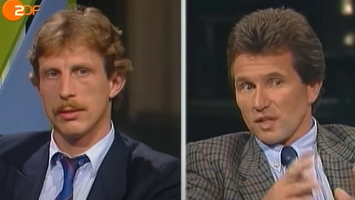 Momente der TV-Geschichte: Daum, Heynckes und Hoeneß - Schlammschlacht im „Aktuellen Sportstudio”