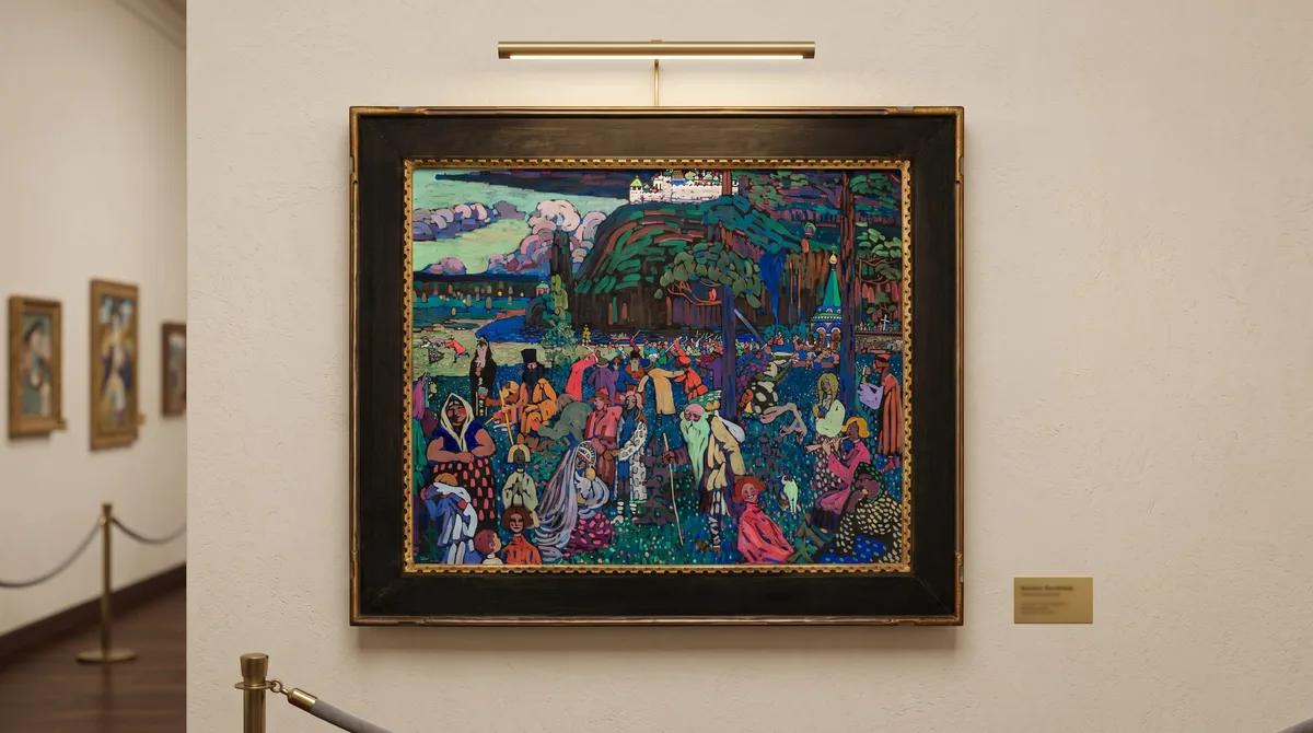Fue expoliada por el nazismo, comprada por un museo de manera irregular y devuelta a sus familiares: una obra de Kandinsky será vendida por una cifra millonaria