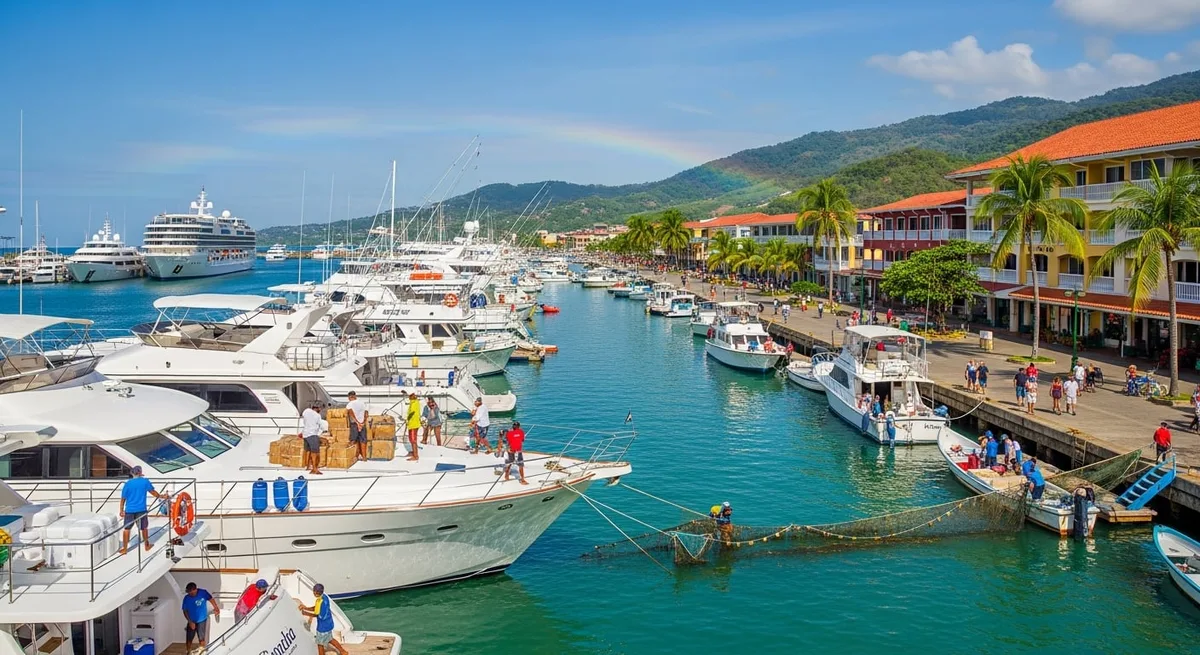Gobierno de Laura Fernández anuncia inversiones por más de USD 4.4 millones para la marina, nuevo hospital y aeropuerto en Limón