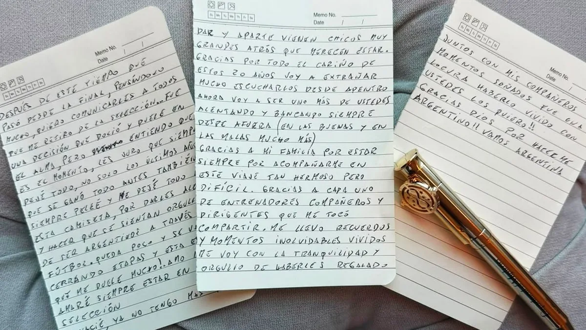 Qué revela la letra de Messi según un grafólogo: las señales detrás de su escritura