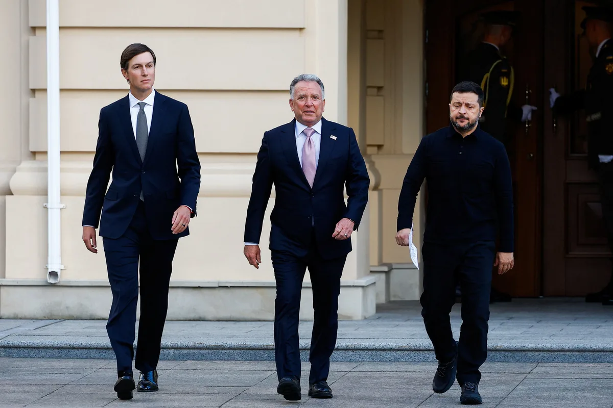 US envoys report progress in Kyiv as Trump revives Ukraine peace push