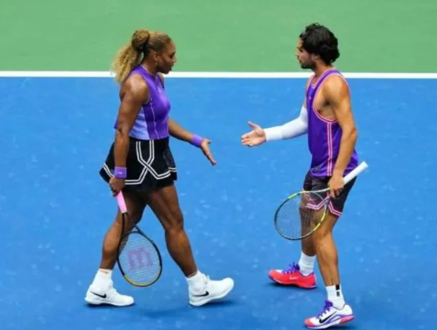 Alcaraz y Serena Williams caen en dobles mixtos