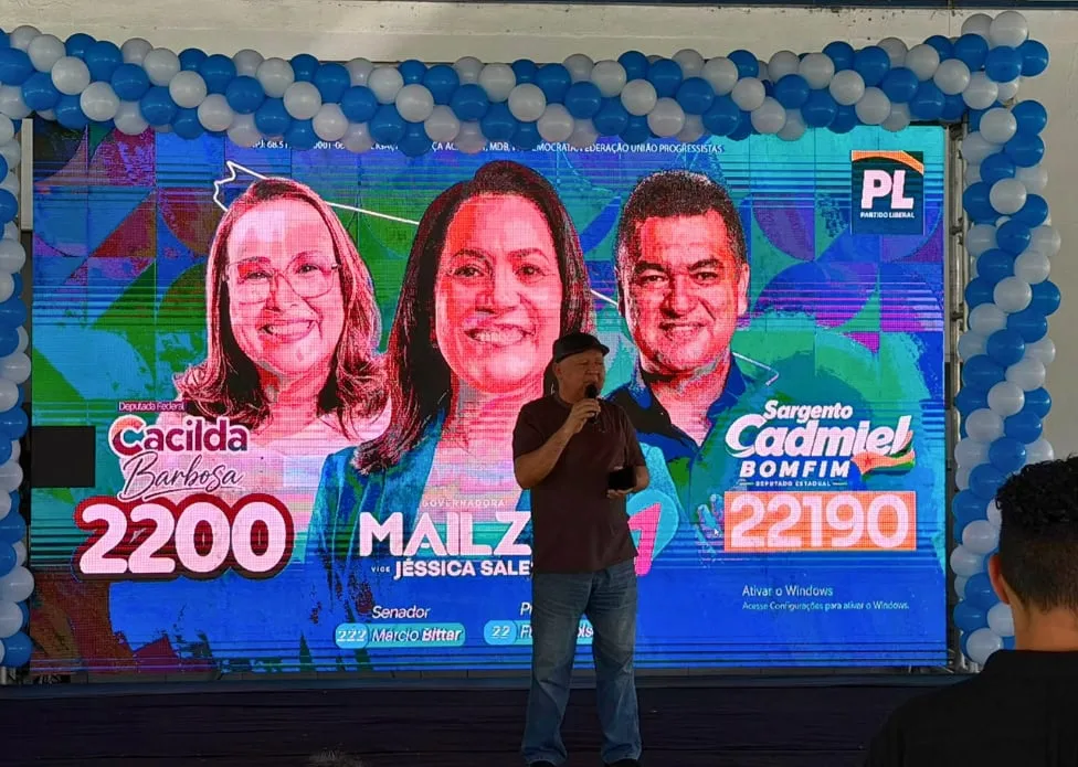 Negando ligação com Alan, Pastor Luiz Gonzaga mobiliza multidão para declarar apoio a Mailza Assis