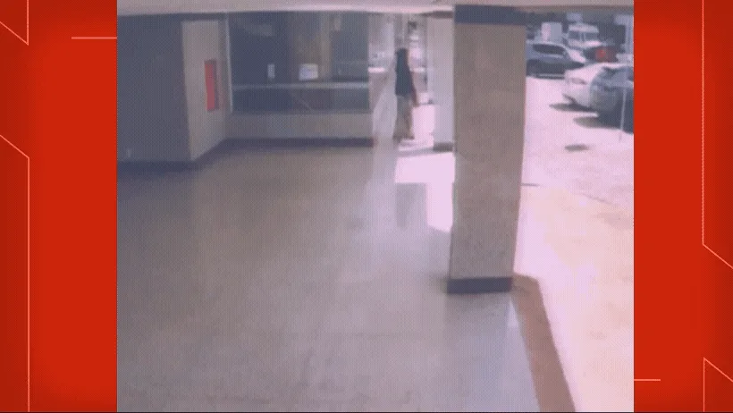 Polícia tenta identificar suspeito de agredir mulher embaixo de prédio no DF
