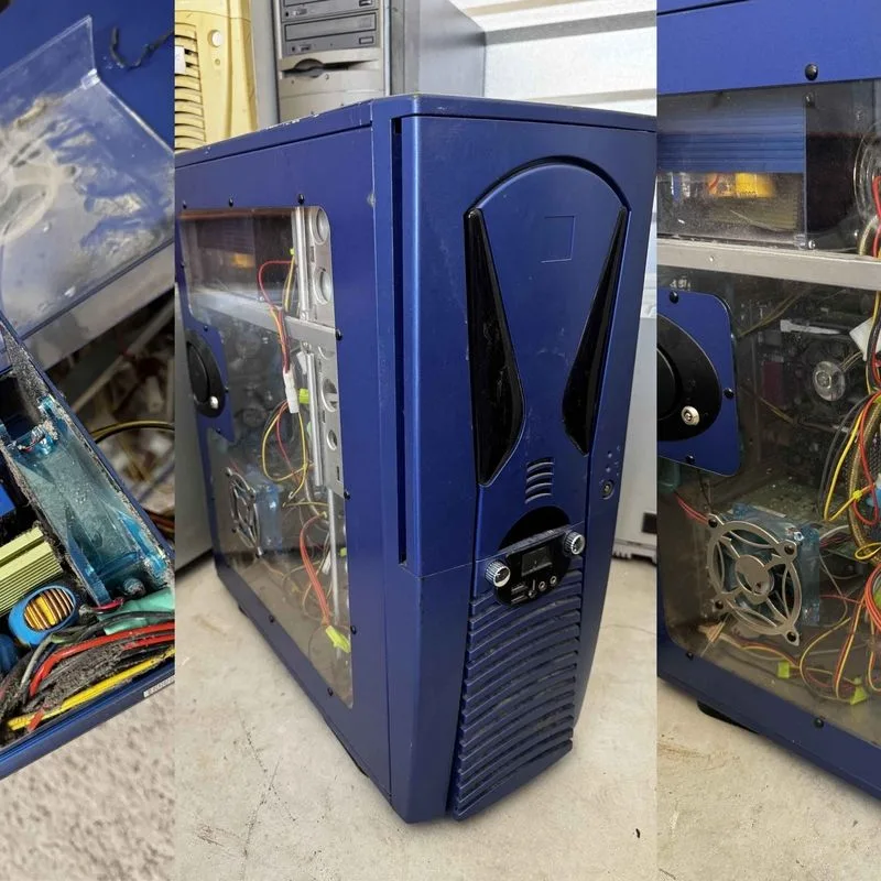 Actualité : Il achète un box aux enchères pour 180 € et découvre dedans près de 100 PC portables, 20 ordinateurs, des centaines de barrettes de RAM et un PC Pentium 4 des années 2000