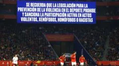Spain handed partial stadium closure after discriminatory chants v Egypt