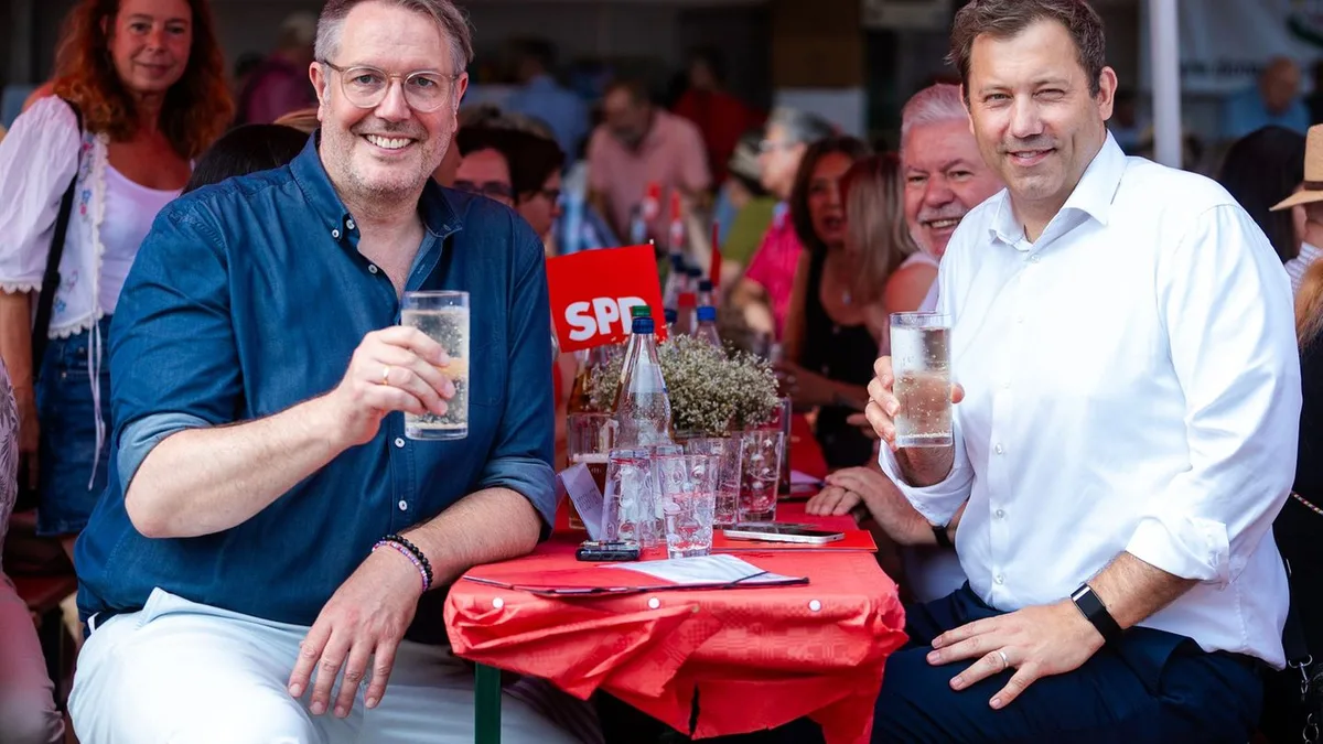 Parteien: Klingbeil und Schweitzer werben in SPD für Regierungskurs