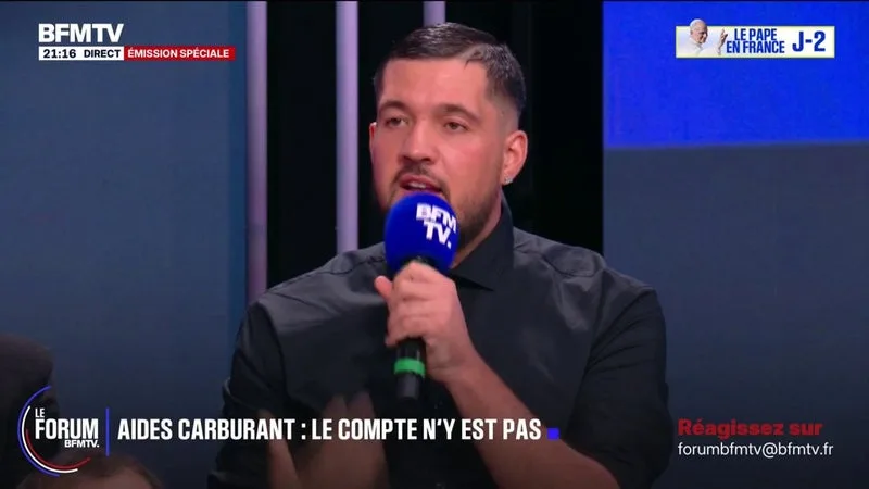 FORUM BFMTV - Aides sur le carburant: "Ce sont des miettes", assure Jonathan, sans emploi dans la Loire