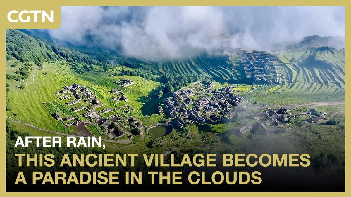 After rain, this ancient village becomes a paradise in the clouds