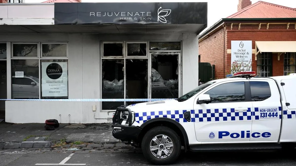 Hair salon, house gutted in suburban firebombings