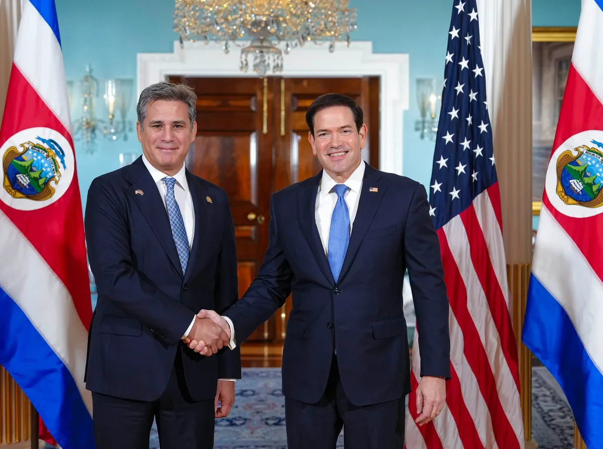 Costa Rica y Estados Unidos refuerzan cooperación en seguridad y migración tras reunión entre Manuel Tovar y Marco Rubio