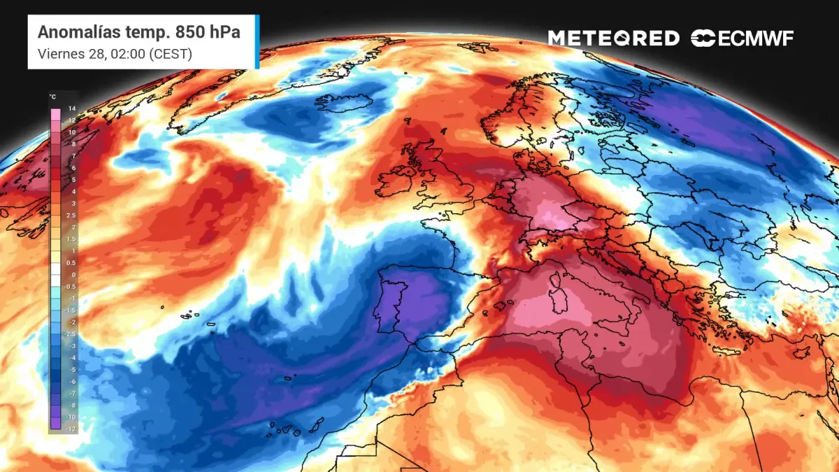 Cambio importante en el tiempo: llega una masa de aire polar que trae descenso térmico generalizado impropio de fin de agosto
