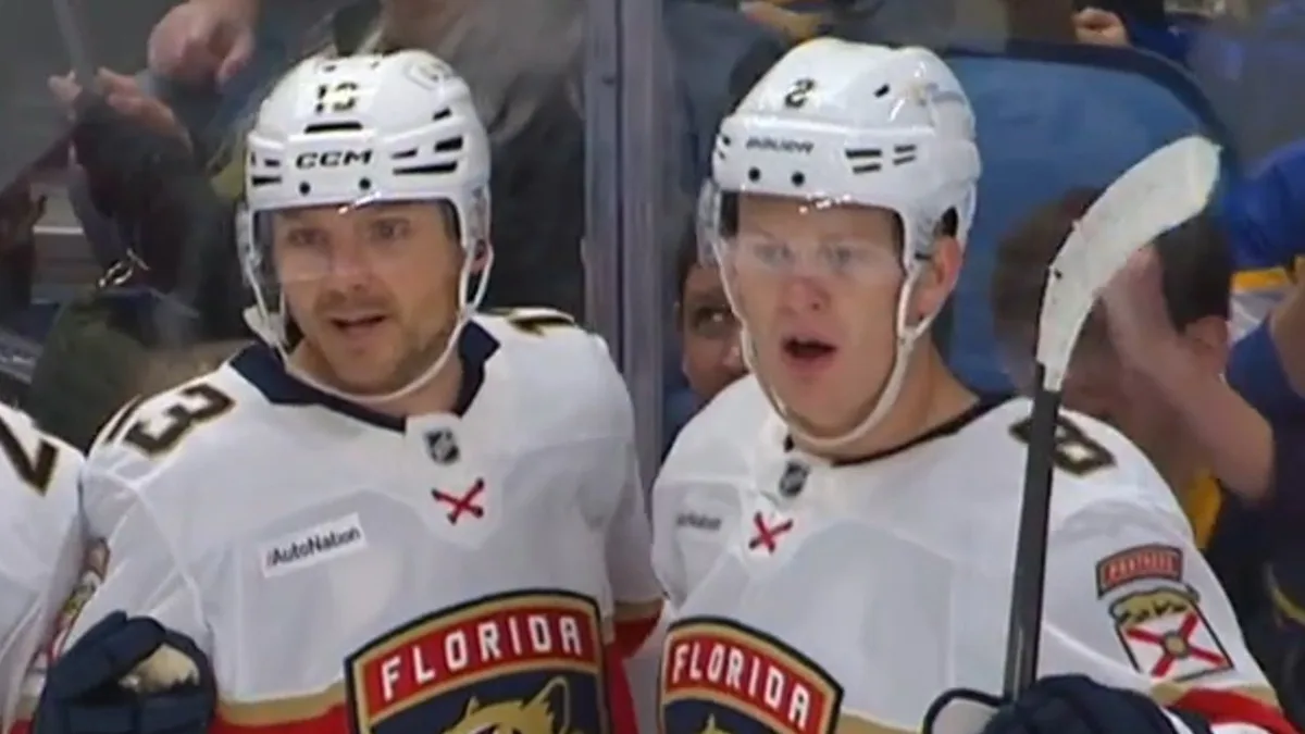 Brady Tkachuk records first point as a Panther with between-the-legs assist