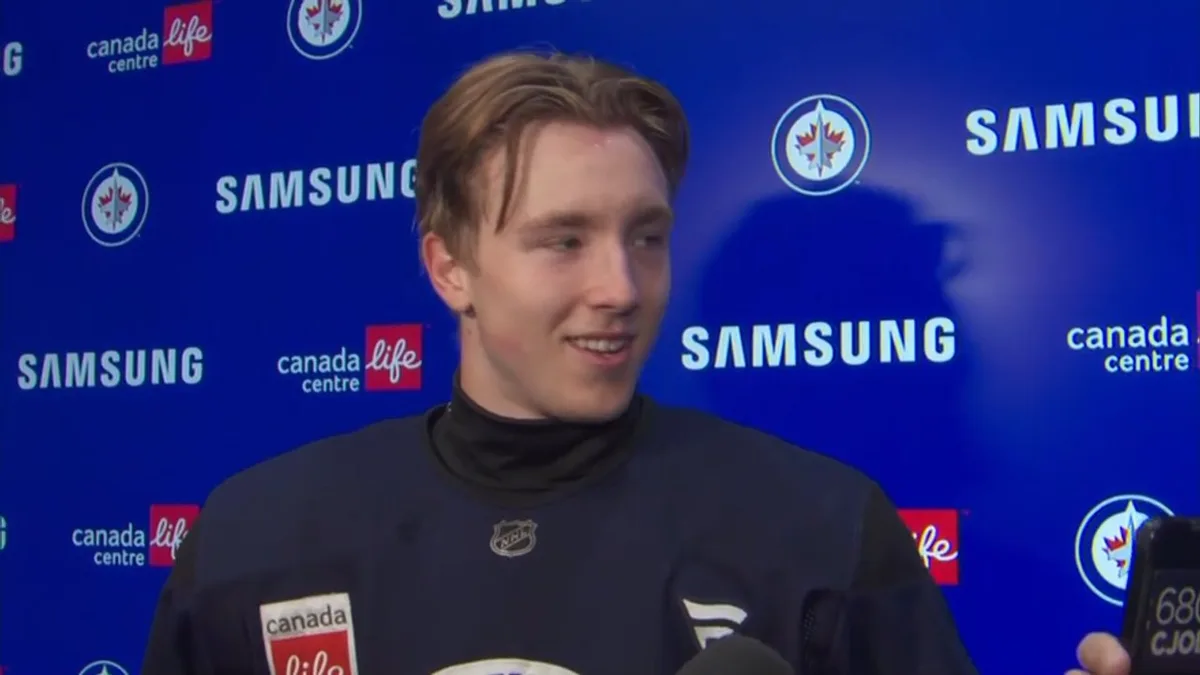 ‘Good learning step’: Jets’ Bjorck on first NHL pre-season experience