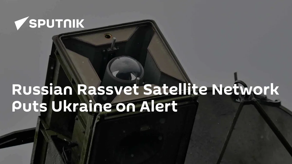 Russian Rassvet Satellite Network Puts Ukraine on Alert
