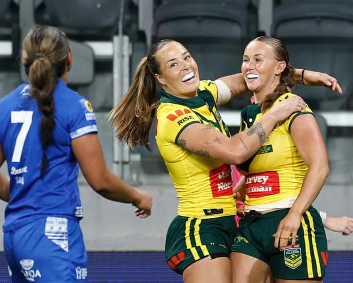 Australia v Samoa: women’s Rugby League World Cup – live