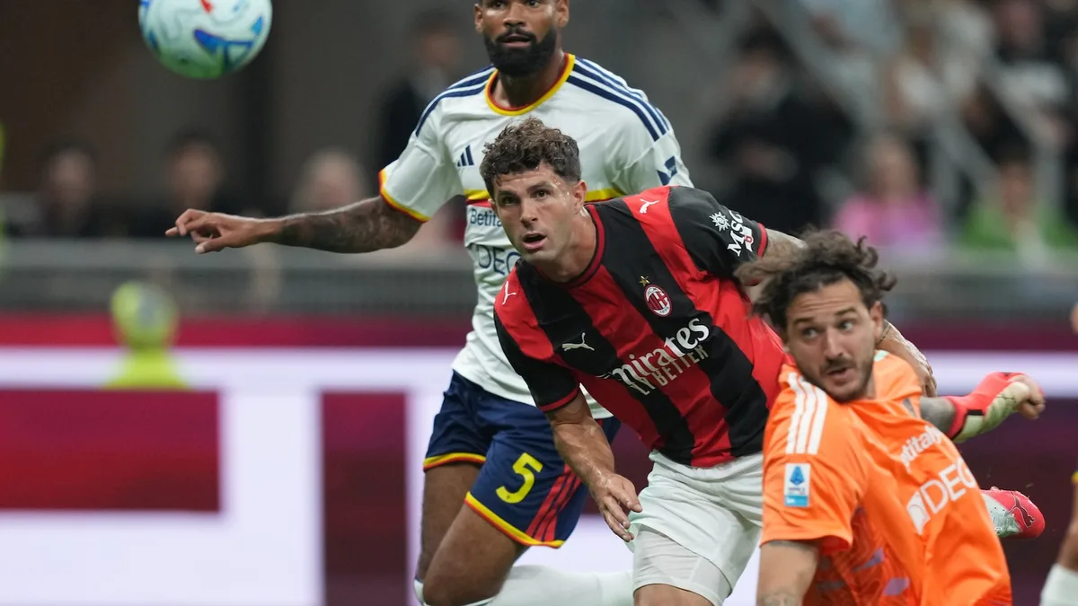 US star Christian Pulisic makes his first start and scores first goal of the season with AC Milan