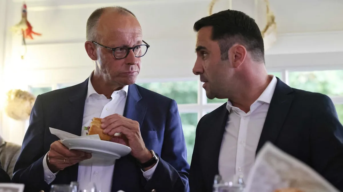 Blitzbesuch von Merz in Kühlungsborn - Fischbrötchen und weg!