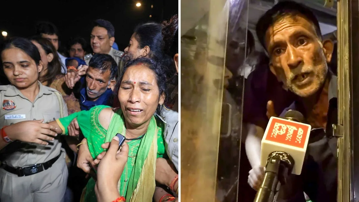 Ankita Bhandari's Parents Freed After Overnight Protest In Delhi Over Governor Posting