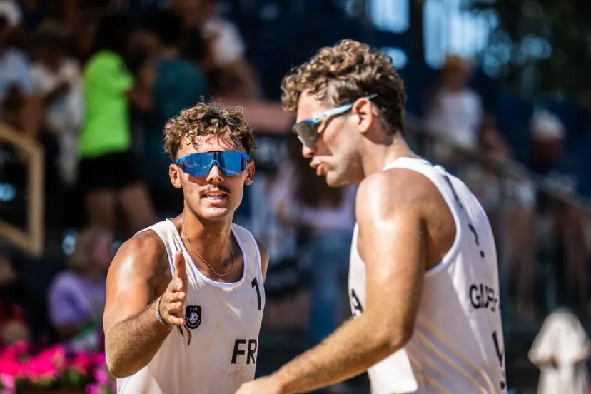 Téo Rotar et Arnaud Gauthier-Rat joueront la médaille de bronze aux Championnats d'Europe après leur défaite en demi-finales