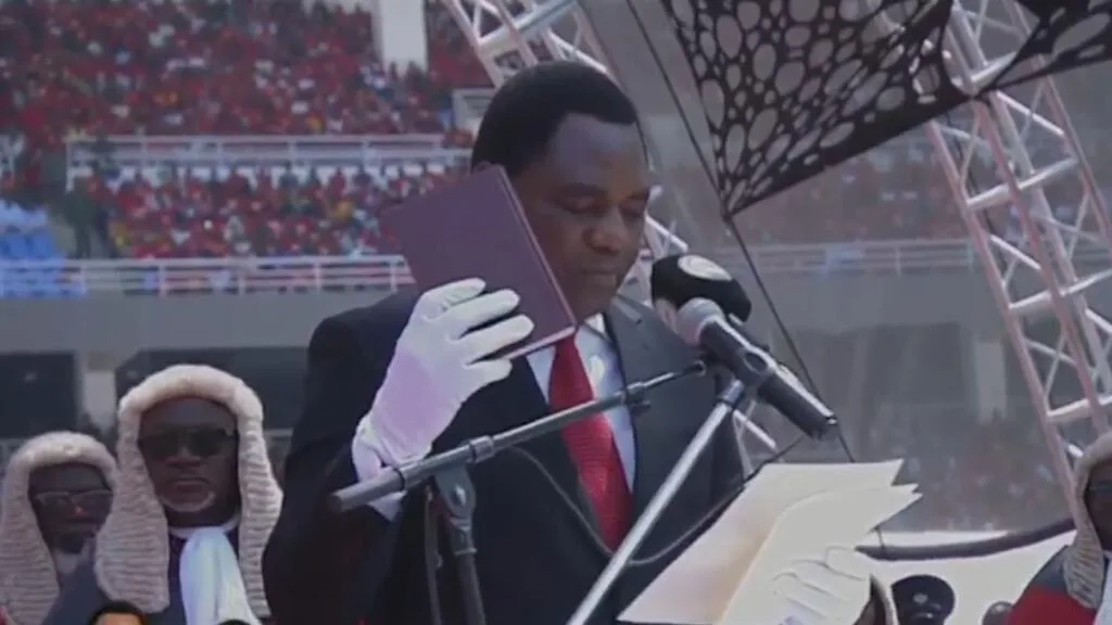 Zambie: le président Hakainde Hichilema a prêté serment pour un second mandat