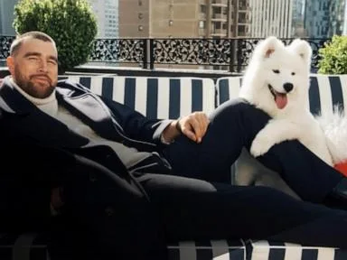 WATCH: Taylor Swift and Travis Kelce debut their new dog