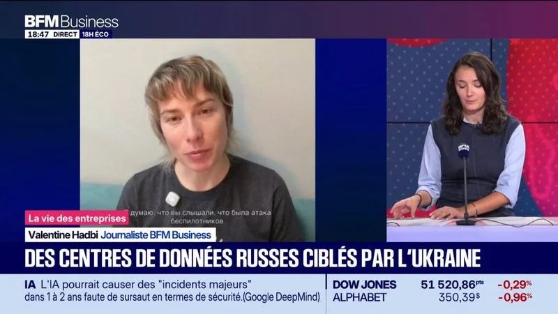 Des centres de données russes ciblés par l'Ukraine