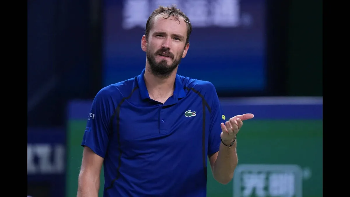 ‘I will retire’: Medvedev threatens umpire in dramatic Shanghai loss - Watch