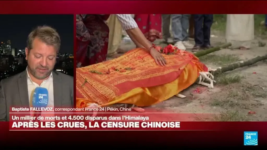 Crue dans l'Himalaya : Pékin accusé de minimiser le nombre de victimes