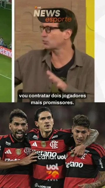 'Está claro que o elenco do Flamengo é melhor que o do Palmeiras', crava Arnaldo