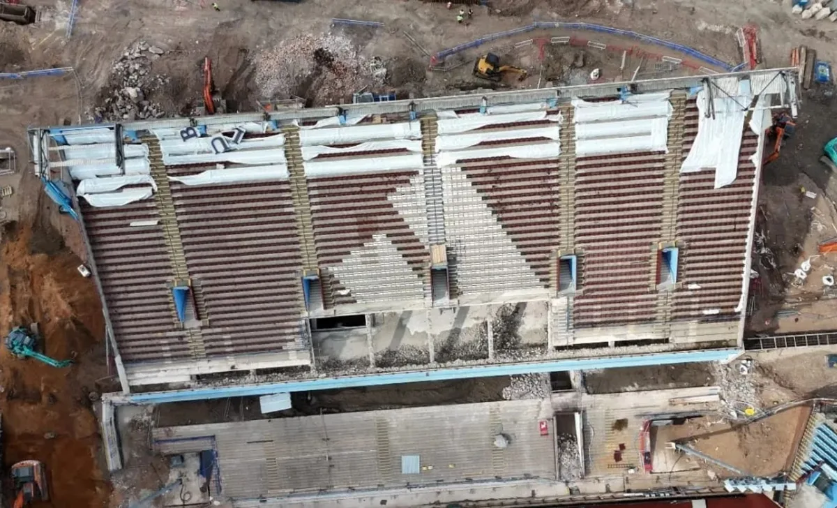 Estádio de time histórico perde arquibancada em obra de R$ 700 milhões