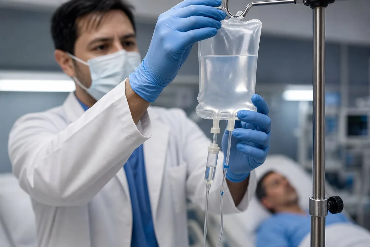 Retiran solución salina utilizada en hospitales por posible contaminación con partículas de fibra de vidrio: estos son los lotes afectados