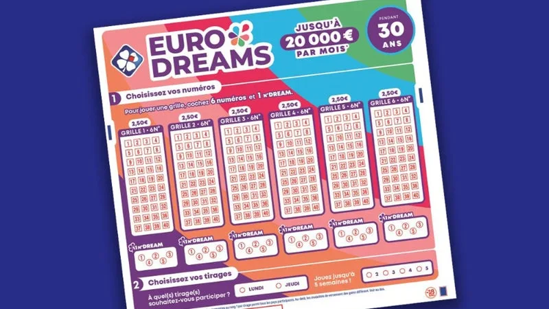 Résultats EuroDreams: le tirage du lundi 31 août 2026