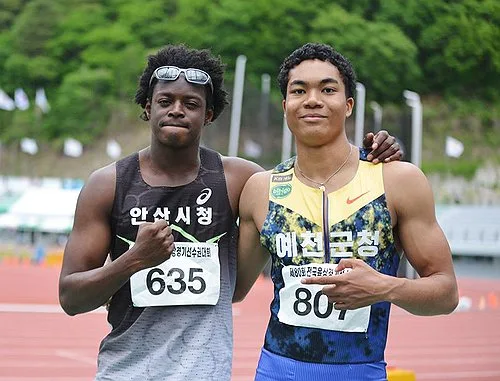 [아시안게임] 비웨사·조엘진, 육상 남자 100ｍ 예선 통과…나란히 '10초23'
