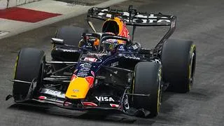 Fórmula 1: Verstappen agranda su récord en la pole sprint de Singapur