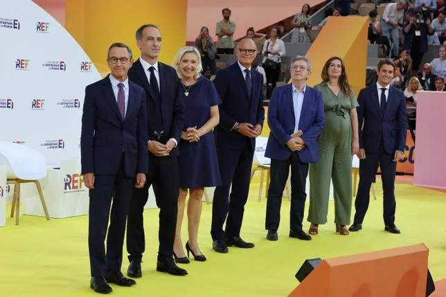 Présidentielle 2027 : devant les patrons, un premier débat “sans écrasant vainqueur”