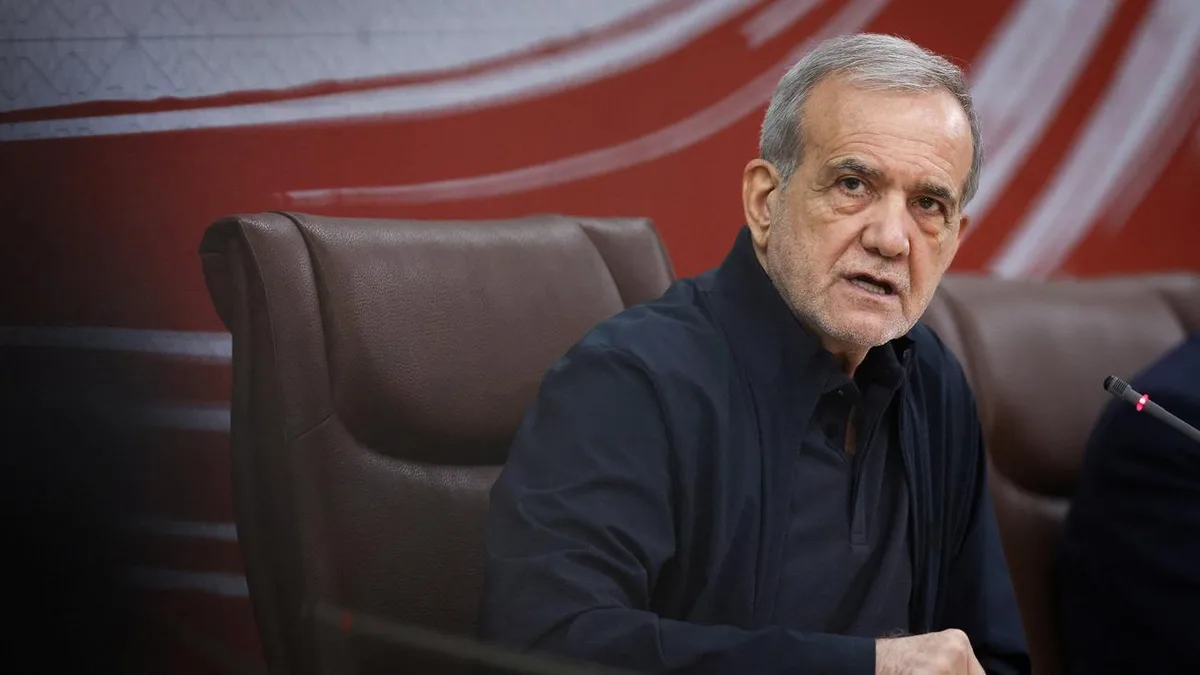 Naher Osten: Iranischer Präsident Peseschkian will auf Konflitklösung hinarbeiten