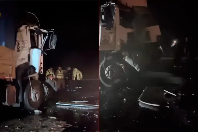 Un camionero murió tras un incendio por un choque entre dos transportes de carga en el puente Zárate-Brazo Largo