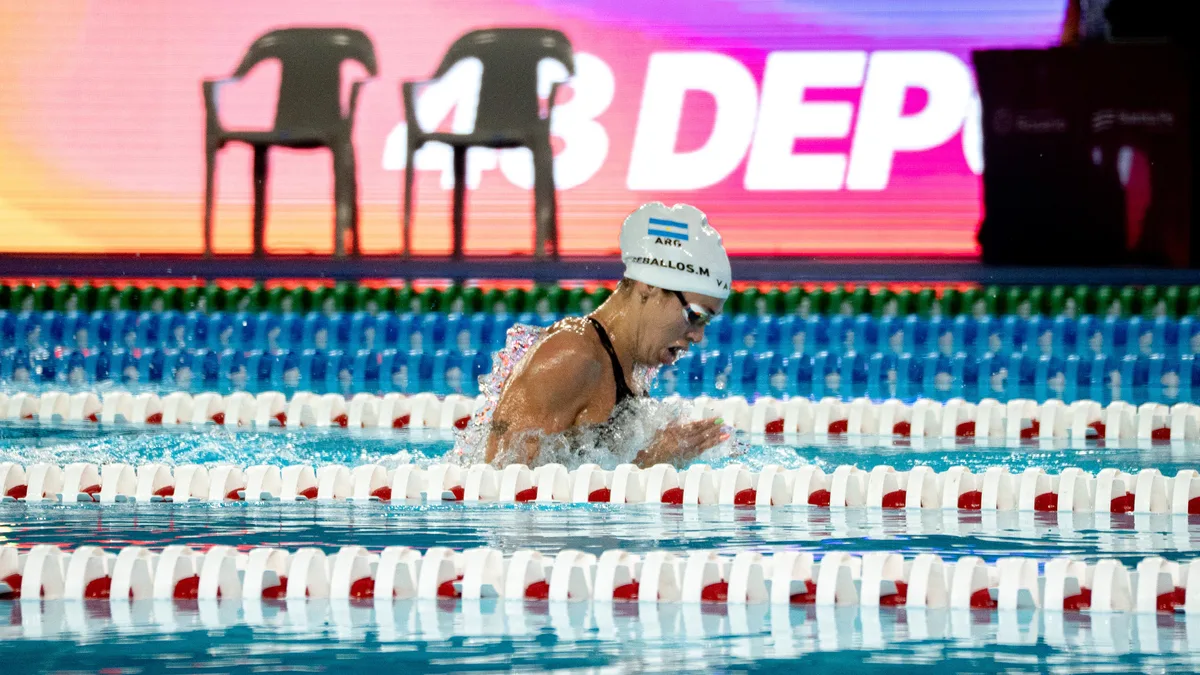 La natación argentina sumó en grande en los Juegos Suramericanos 2026: nueve medallas en la jornada