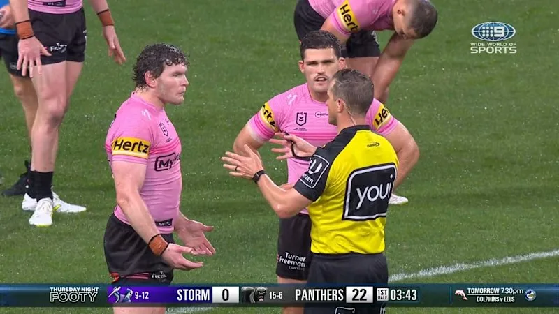 Joey blows up as Panthers star binned