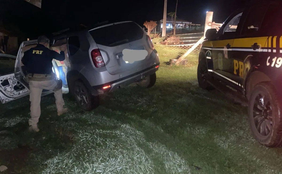 Fuga dramática! Motorista ignora ordem de parada e PRF intercepta carga de cigarros após 10 km de perseguição