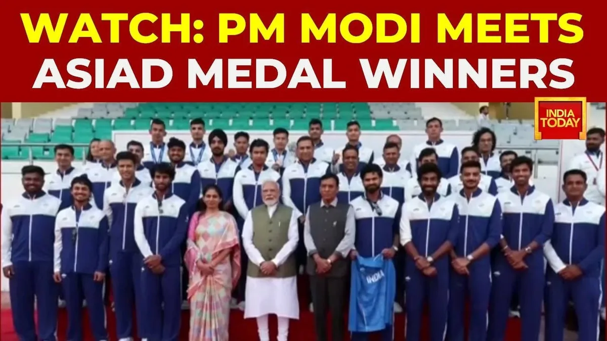 PM Meets Asian Games Medal Winners, Felicitates Athletes After 85-Medal Haul