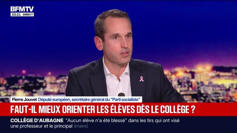"Les écoles primaires sont la base et le cœur de ce que doit être le projet éducatif français", assure Pierre Jouvet, secrétaire général du PS