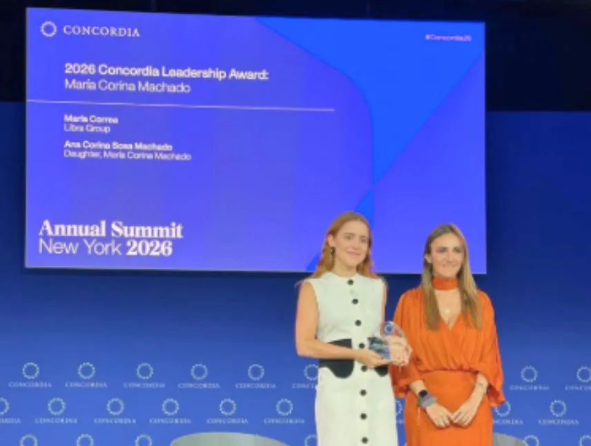 María Corina Machado recibe premio al Liderazgo en Nueva York