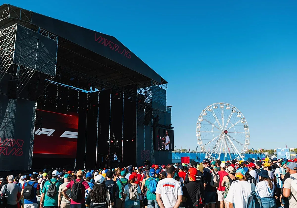 Las 'fan zone' de Madring, tres maneras de vivir el GP de España: «Es caro, pero teníamos que venir a verlo»