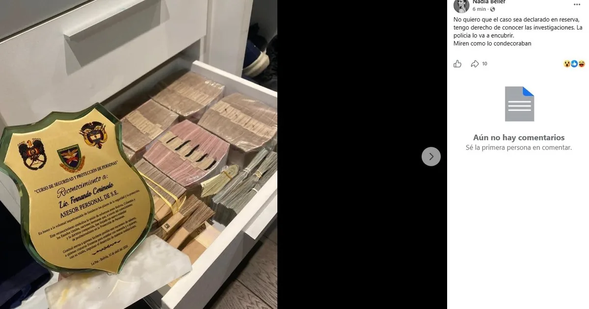La ex pareja de Cerimedo publicó fotos de dinero guardado en cajones, moretones en su cuerpo y chats con el consultor