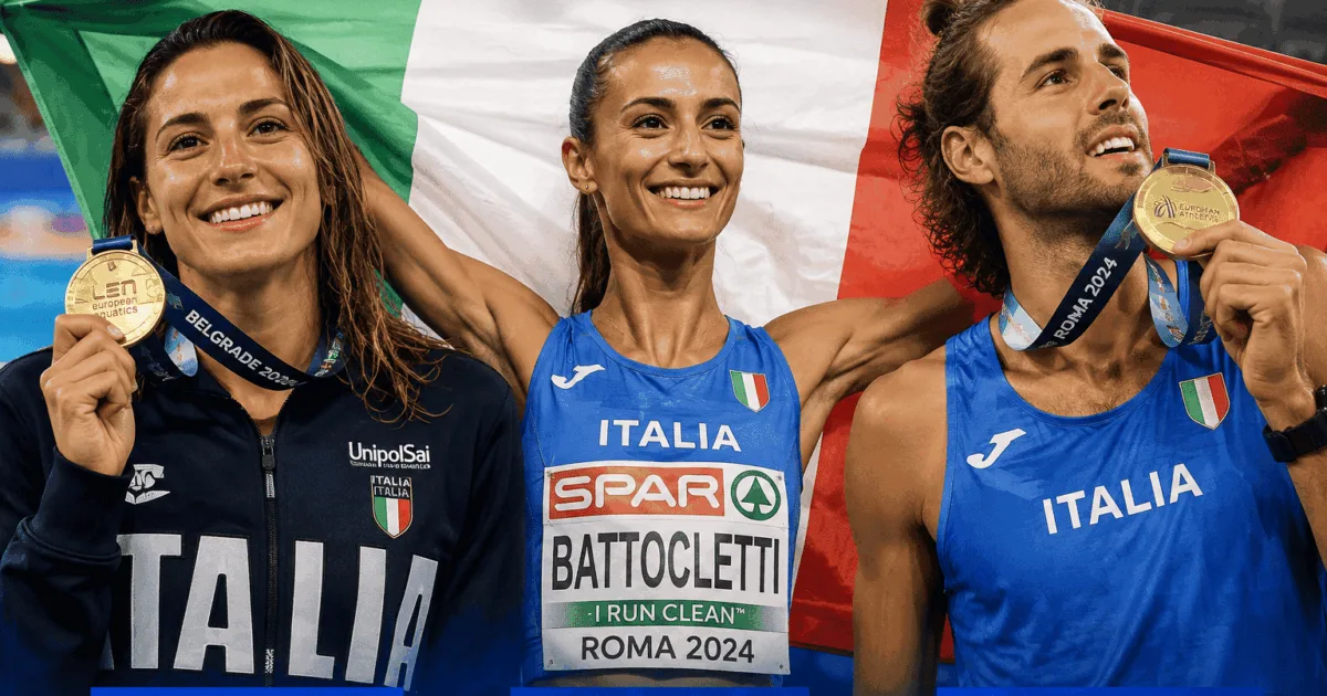 Itália brilha nos Campeonatos Europeus com ouros de Quadarella, Battocletti e Tamberi